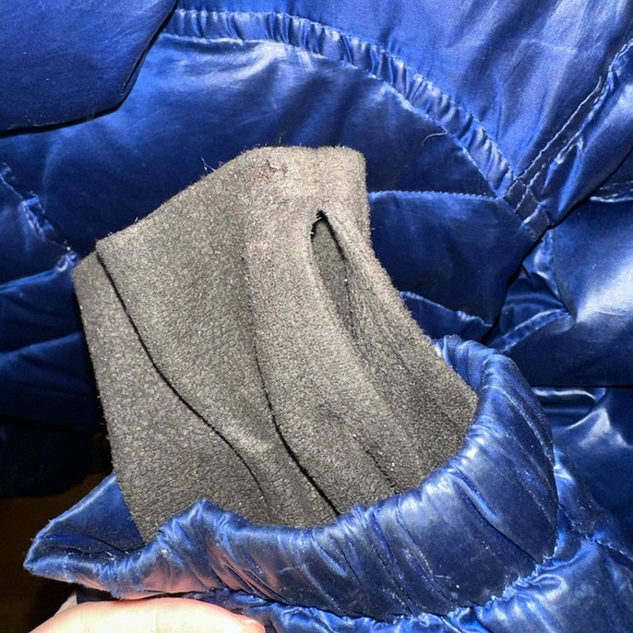 SAM. Shiny Navy jacket.  Freestyle DOWN Excellent used condition - Picture 7 of 9